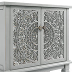 Chantilly Mid Grey Carved Bathroom Undersink Unit