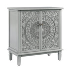 Chantilly Mid Grey Carved Small Sideboard
