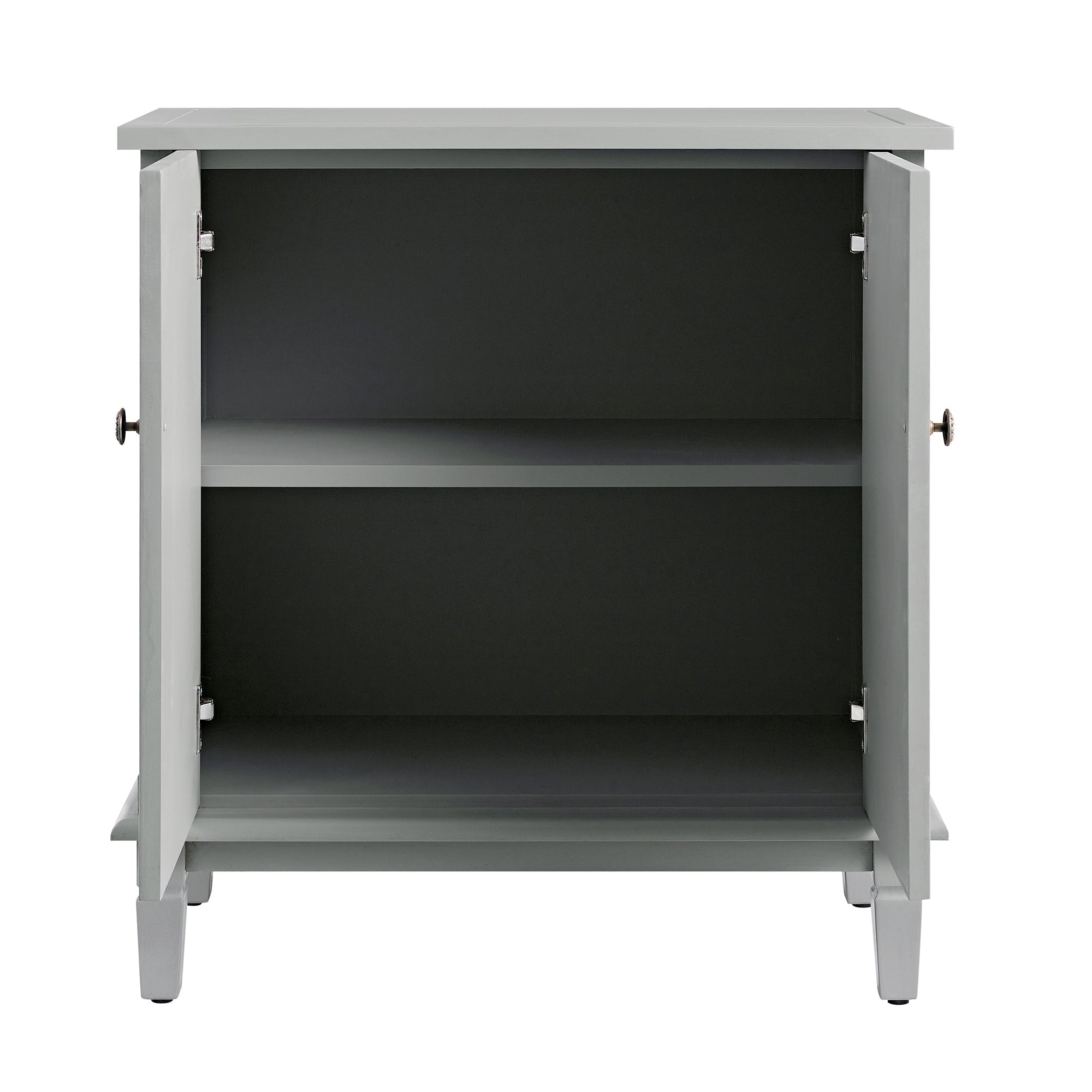 Chantilly Mid Grey Carved Small Sideboard