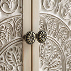Chantilly Whitewashed Carved Small Sideboard