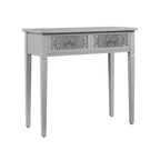 Chantilly Mid Grey Carved Console/ Dressing Table
