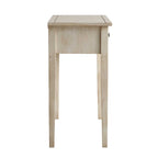 Chantilly Whitewashed Carved Console/ Dressing Table
