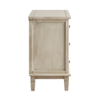 Chantilly Whitewashed Carved 3 Drawer Chest