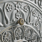 Chantilly Mid Grey Carved 3 over 4 Drawer Chest