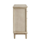 Chantilly Whitewashed Carved 3 over 4 Drawer Chest
