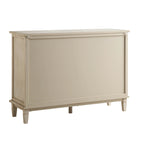 Chantilly Whitewashed Carved 3 over 4 Drawer Chest