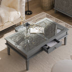 Chantilly Mid Grey Coffee Table with Drawers