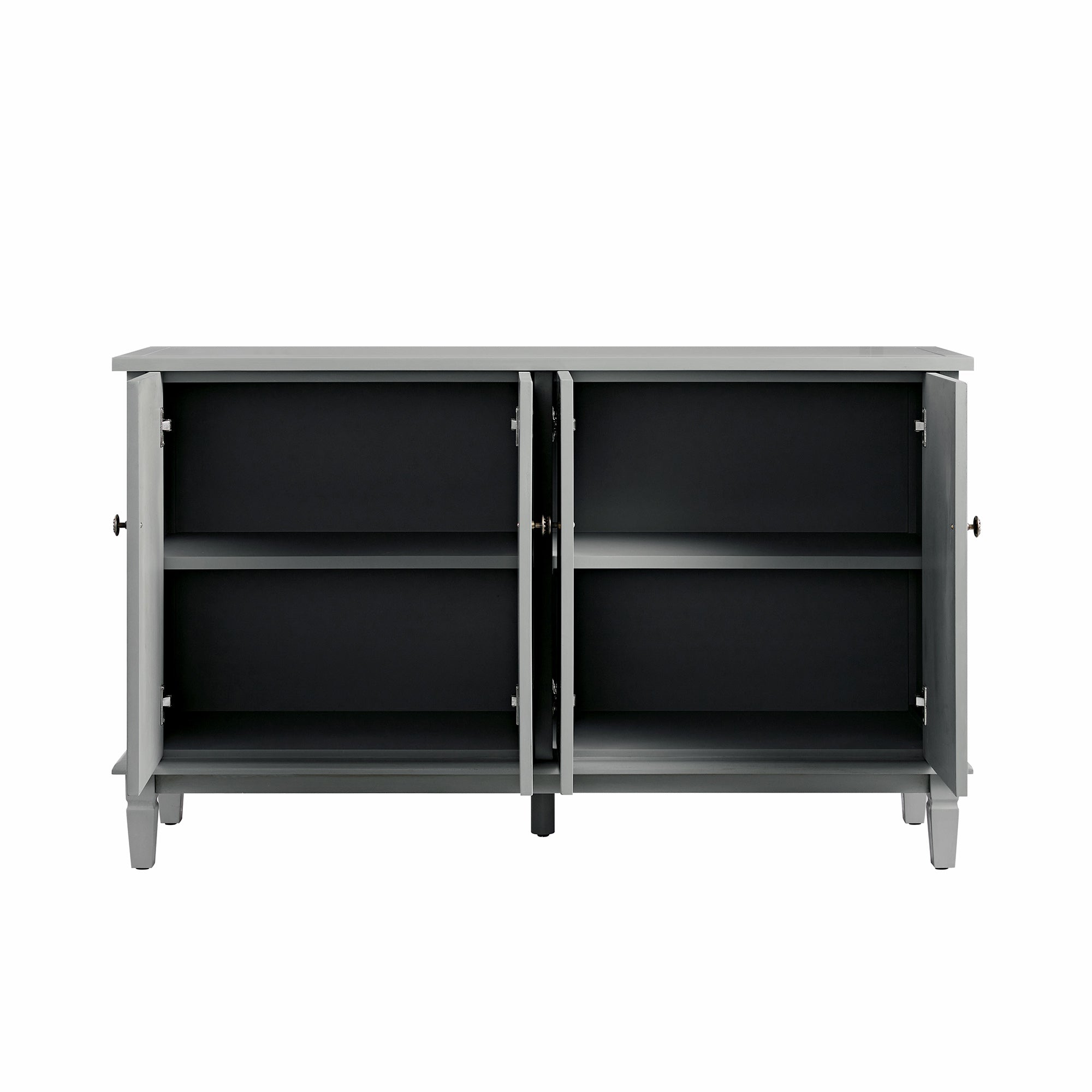 Chantilly Mid Grey Carved Large Sideboard