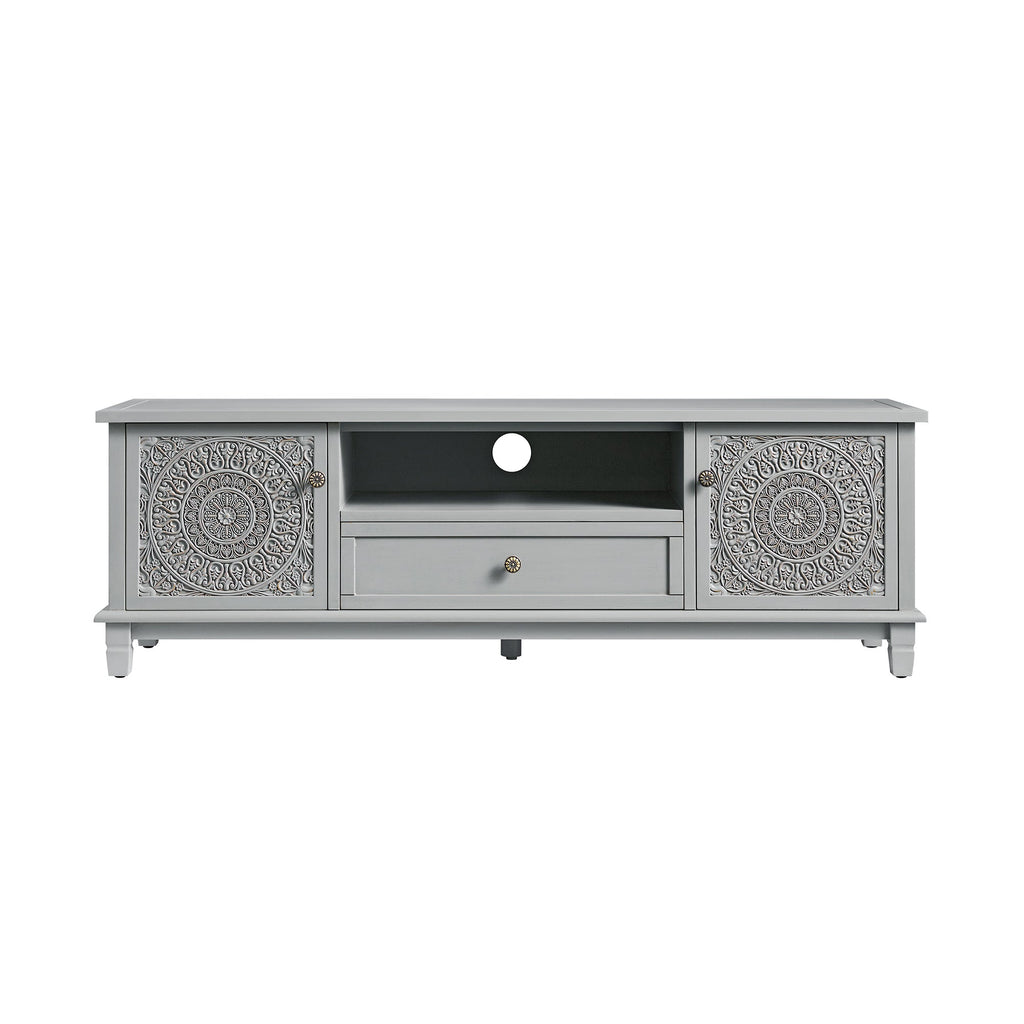 Chantilly Mid Grey 150cm Wide TV Unit