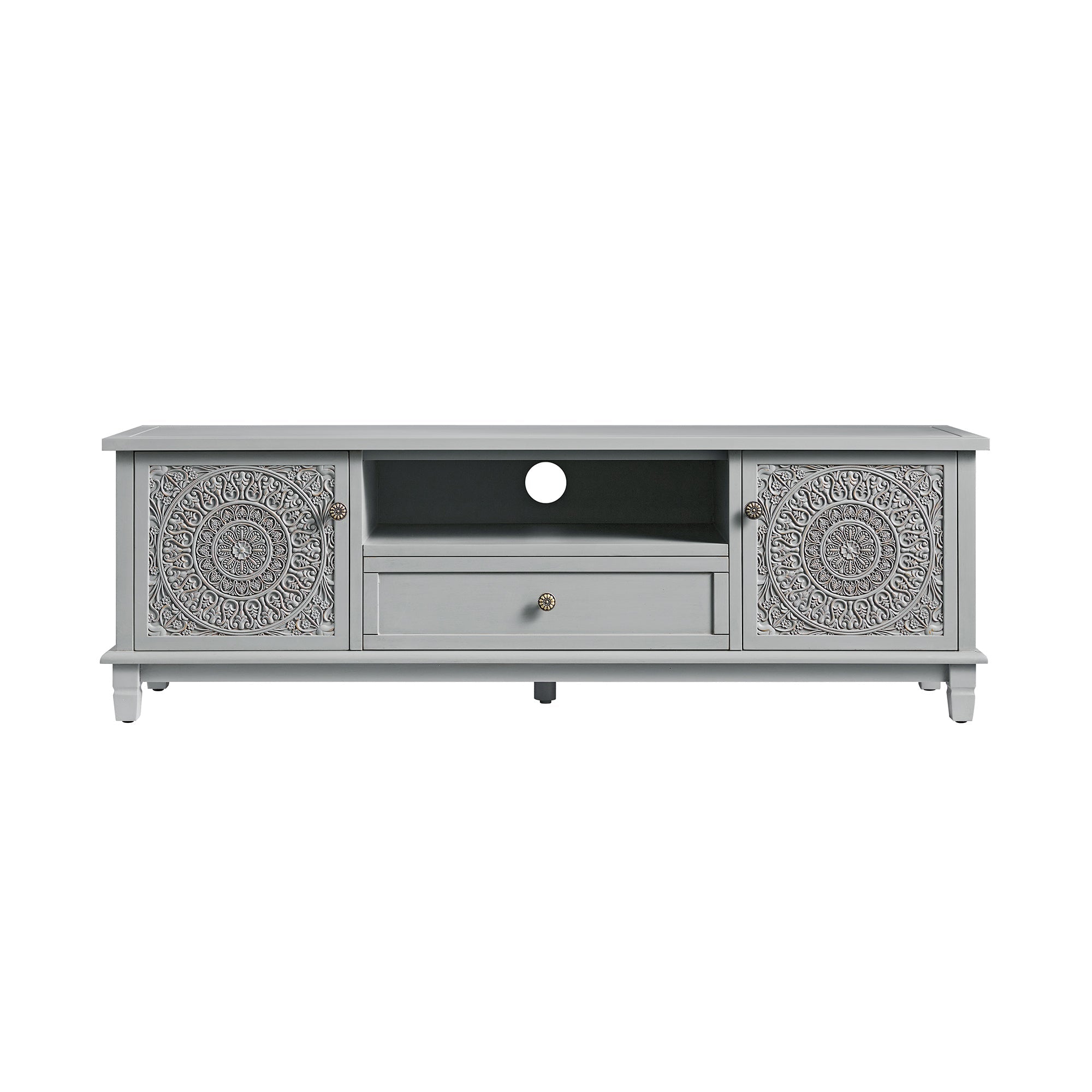 Chantilly Mid Grey 150cm Wide TV Unit