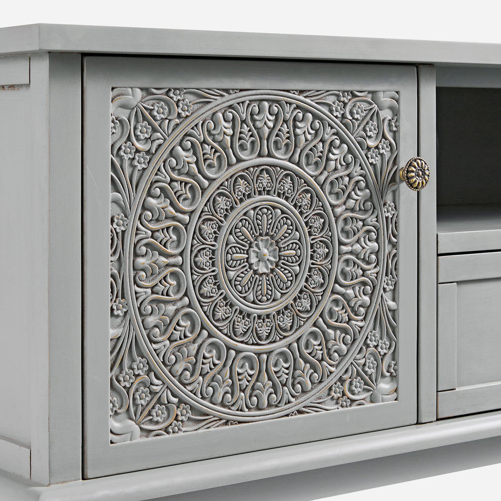 Chantilly Mid Grey 150cm Wide TV Unit