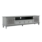 Chantilly Mid Grey 200cm Wide TV Unit