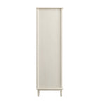 Chantilly Whitewashed Carved Triple Wardrobe