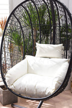 Azura Black Patio Hanging Egg Chair