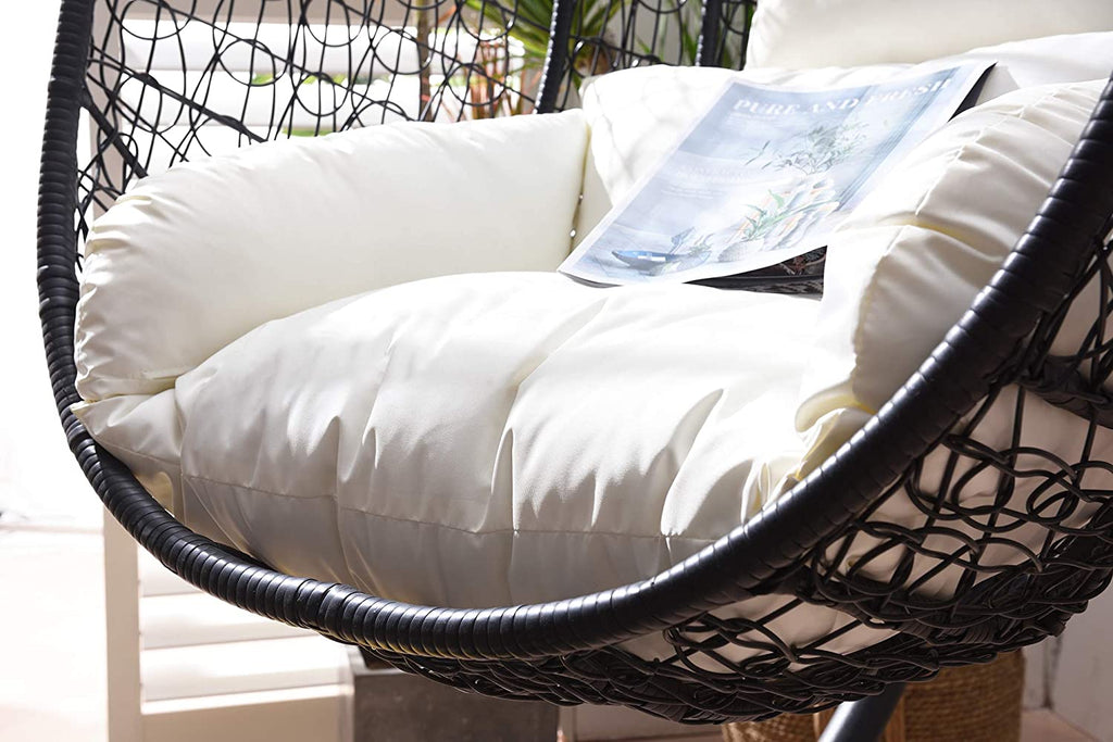 Azura Black Patio Hanging Egg Chair