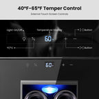 Yeego 8 Bottle Wine Refrigerator Mini Cooler