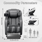 Zero Gravity Massage Recliner Chair with Full Body Massage, Heating, and Built-in Bluetooth Audio