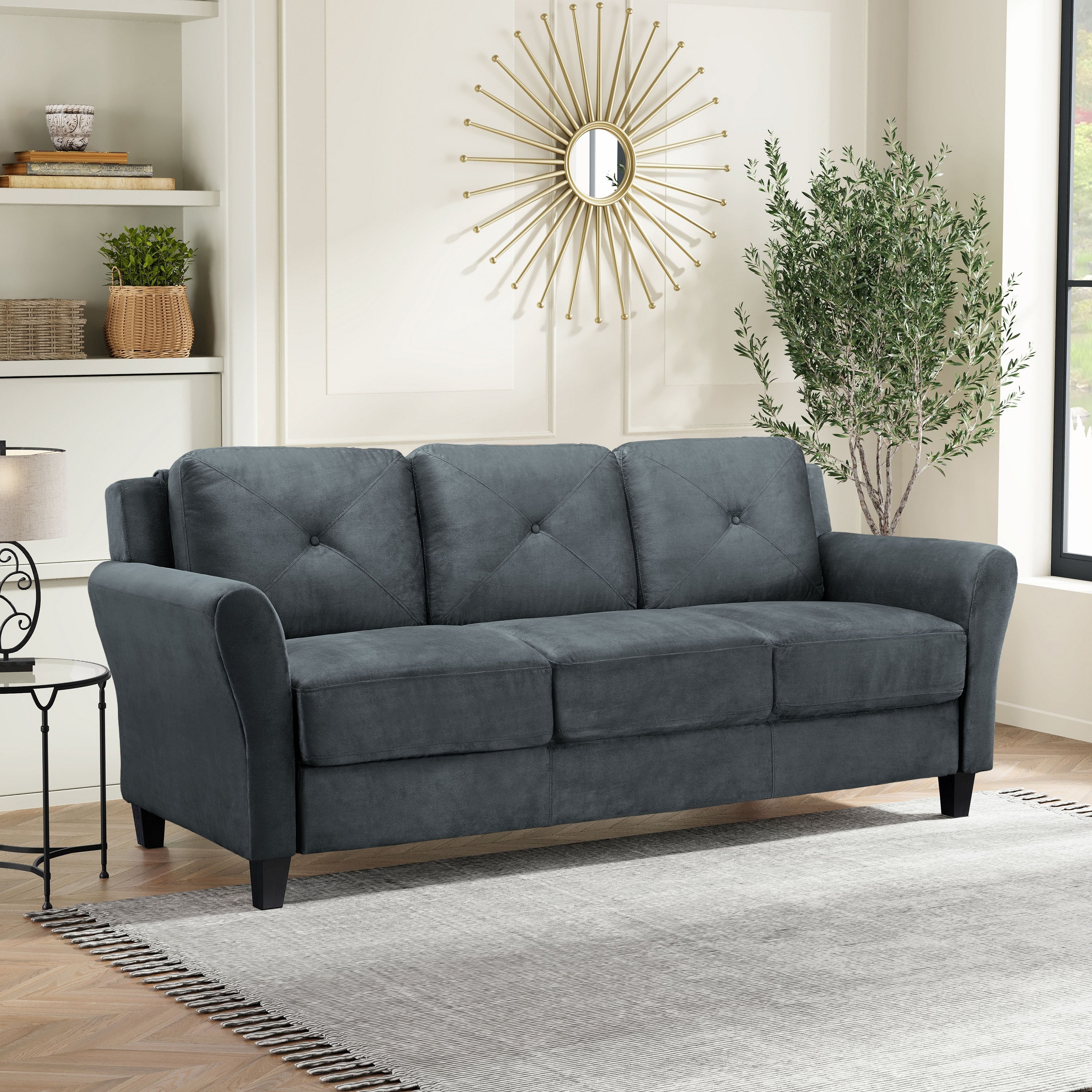 iLounge Harvard Microfiber Sofa